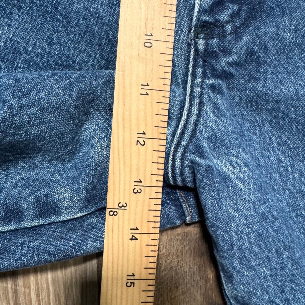 Wrangler Jeans Mens 40x30 Blue FR13MWZ Flame Resistant 13 Original Work Denim - Picture 14 of 16